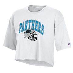 Women's Boyfriend Cropped T-Shirt - Carolina Panthers T-shirts