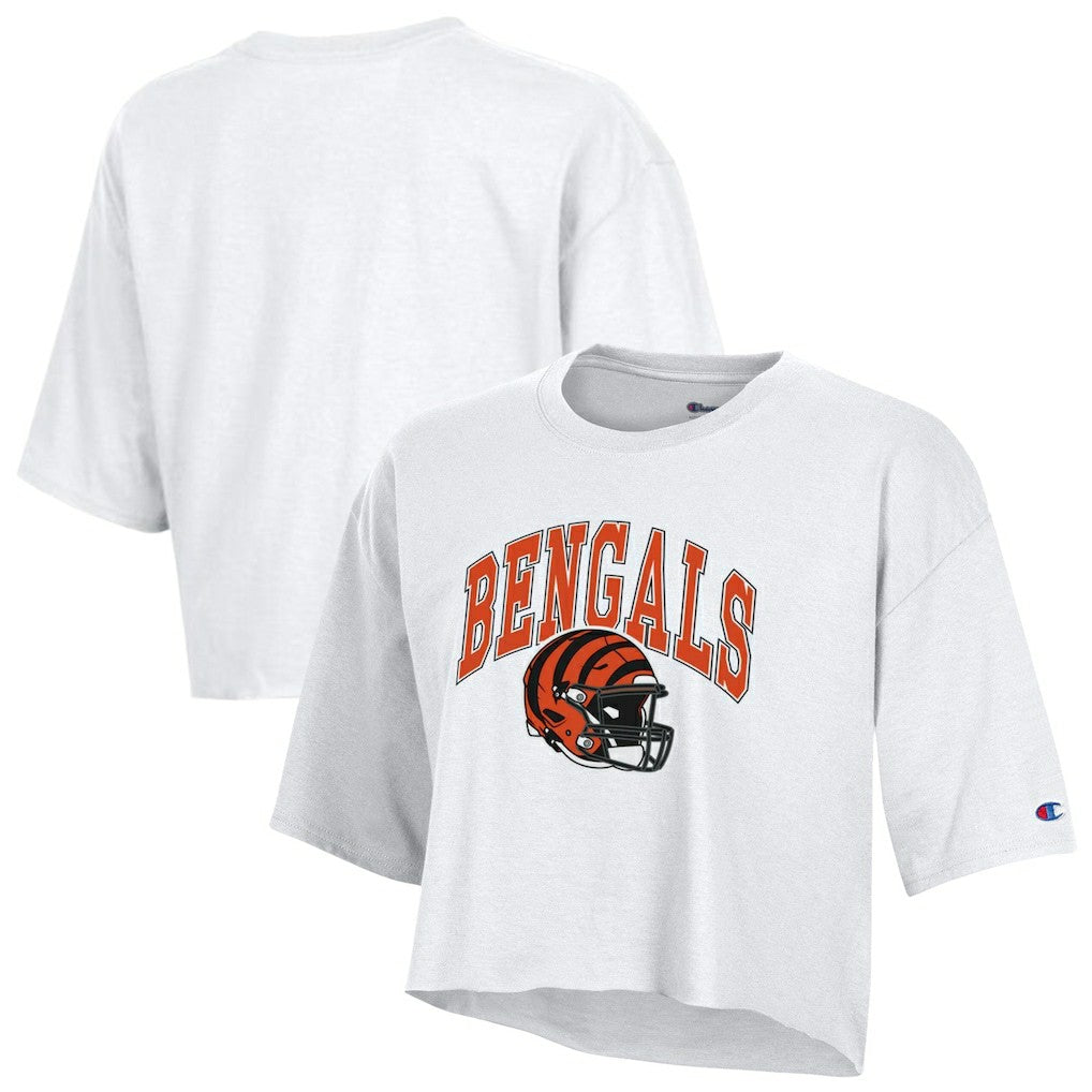 Women's Boyfriend Cropped T-Shirt - Cincinnati Bengals T-shirts