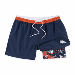Chubbies The Secret Lined Swim Trunks - Denver Broncos