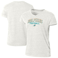 Women's Triumph Tri-Blend V-Neck T-Shirt - Miami Dolphins T-shirts