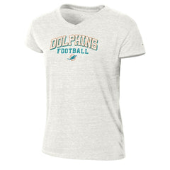 Women's Triumph Tri-Blend V-Neck T-Shirt - Miami Dolphins T-shirts