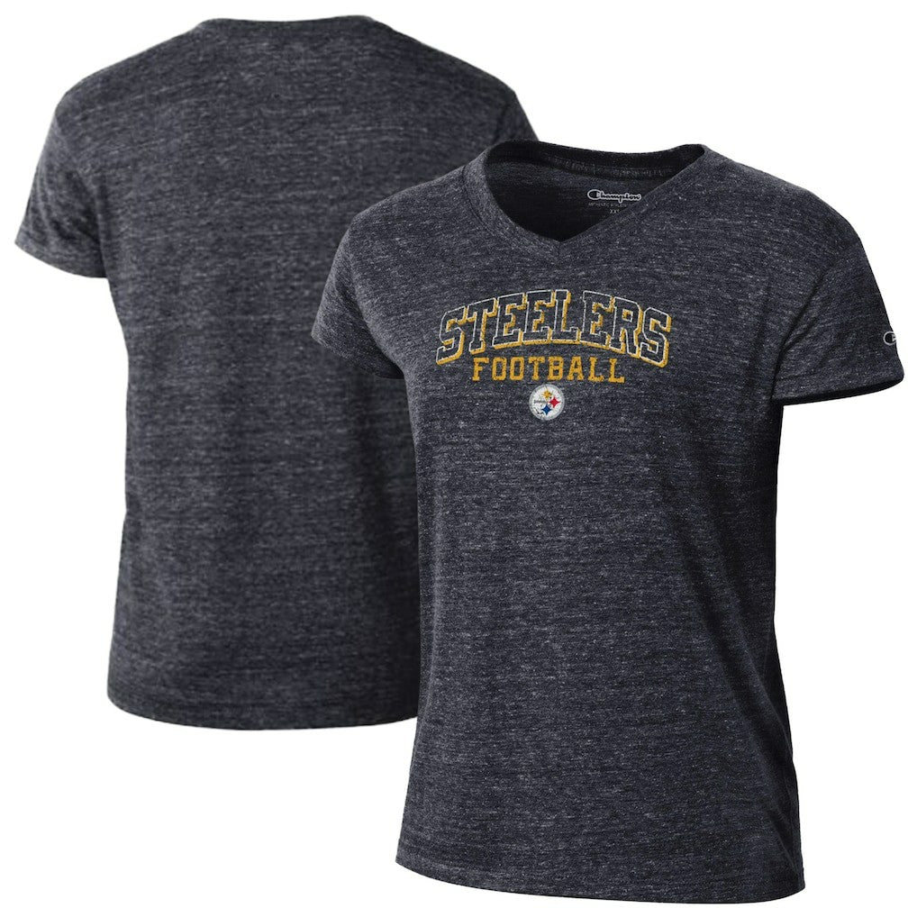 Women's Triumph Tri-Blend V-Neck T-Shirt - Pittsburgh Steelers T-shirts