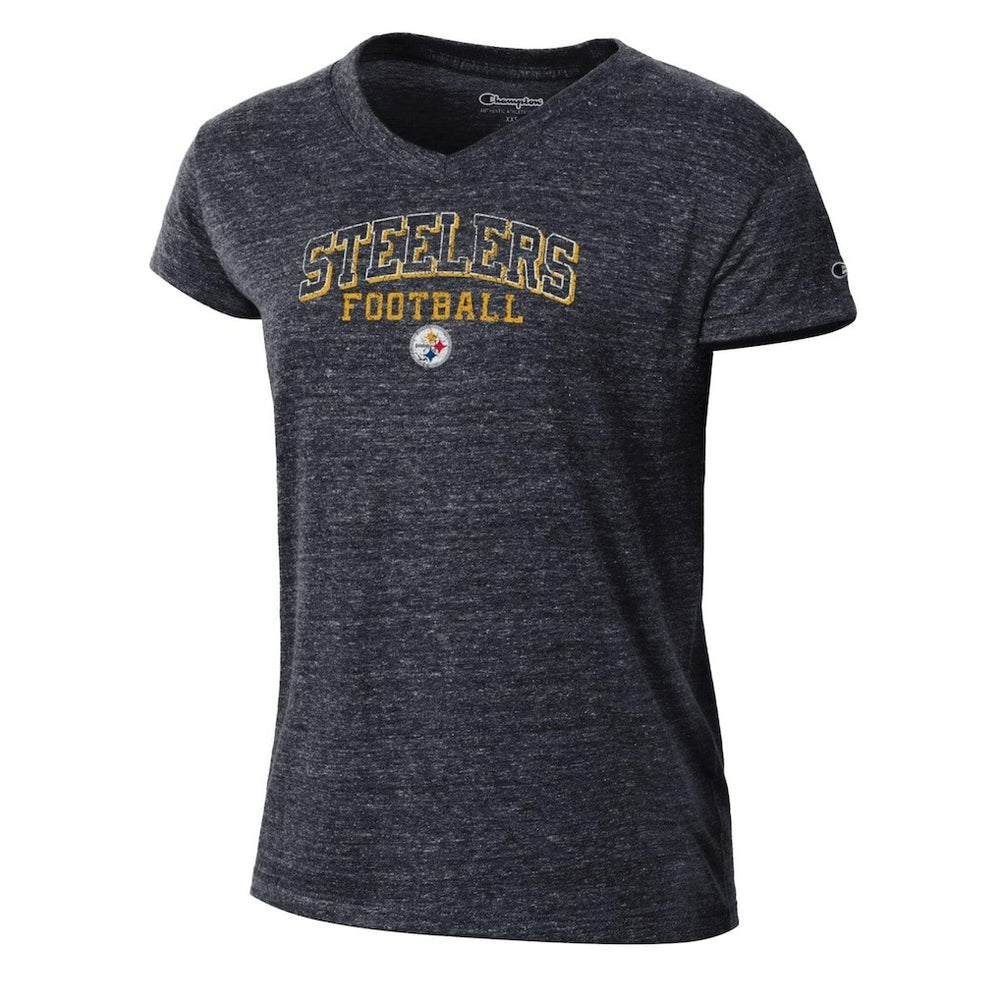 Women's Triumph Tri-Blend V-Neck T-Shirt - Pittsburgh Steelers T-shirts