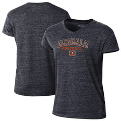 Women's Triumph Tri-Blend V-Neck T-Shirt - Cincinnati Bengals T-shirts