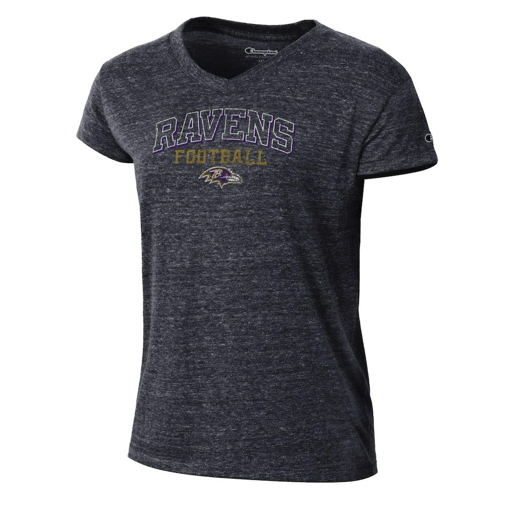 Women's Triumph Tri-Blend V-Neck T-Shirt - Baltimore Ravens T-shirts