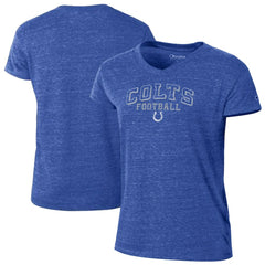 Women's Triumph Tri-Blend V-Neck T-Shirt - Indianapolis Colts T-shirts