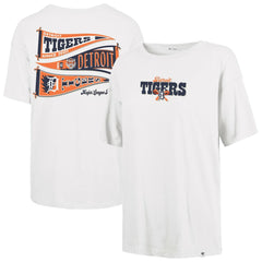 Sand Detroit Tigers '47 Women's Bow & Banner Sadie T-Shirt