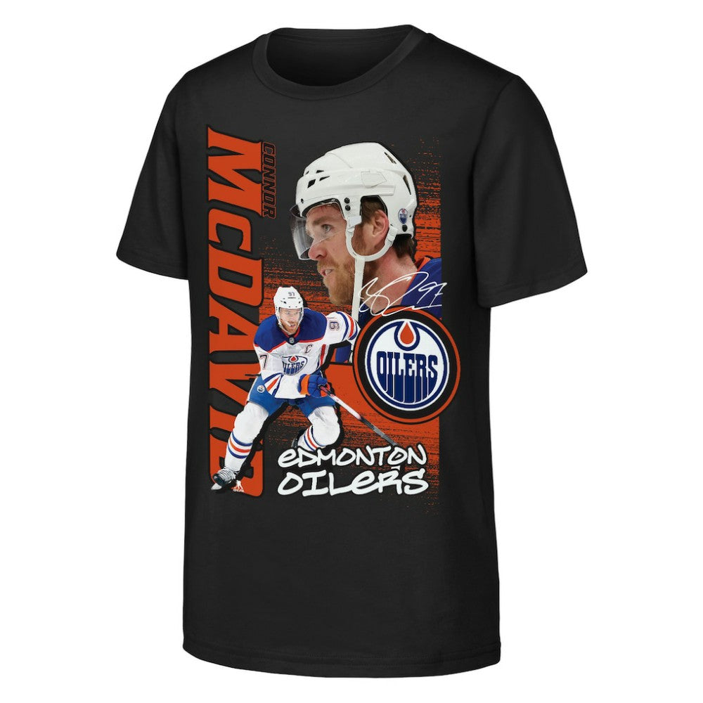 NHL Connor McDavid Edmonton Oilers Outerstuff Youth Playmaker T-Shirt