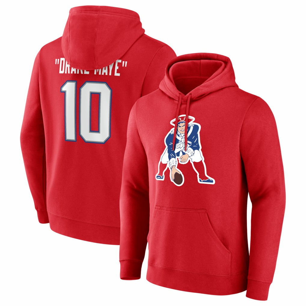 Drake Maye  Nickname Hoodie - New England Patriots Hoodies