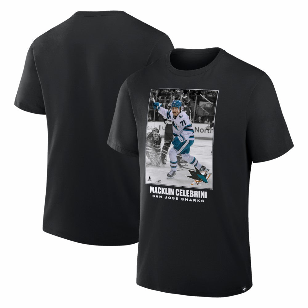 NHL Macklin Celebrini San Jose Sharks NHL Moments Legacy T-Shirt