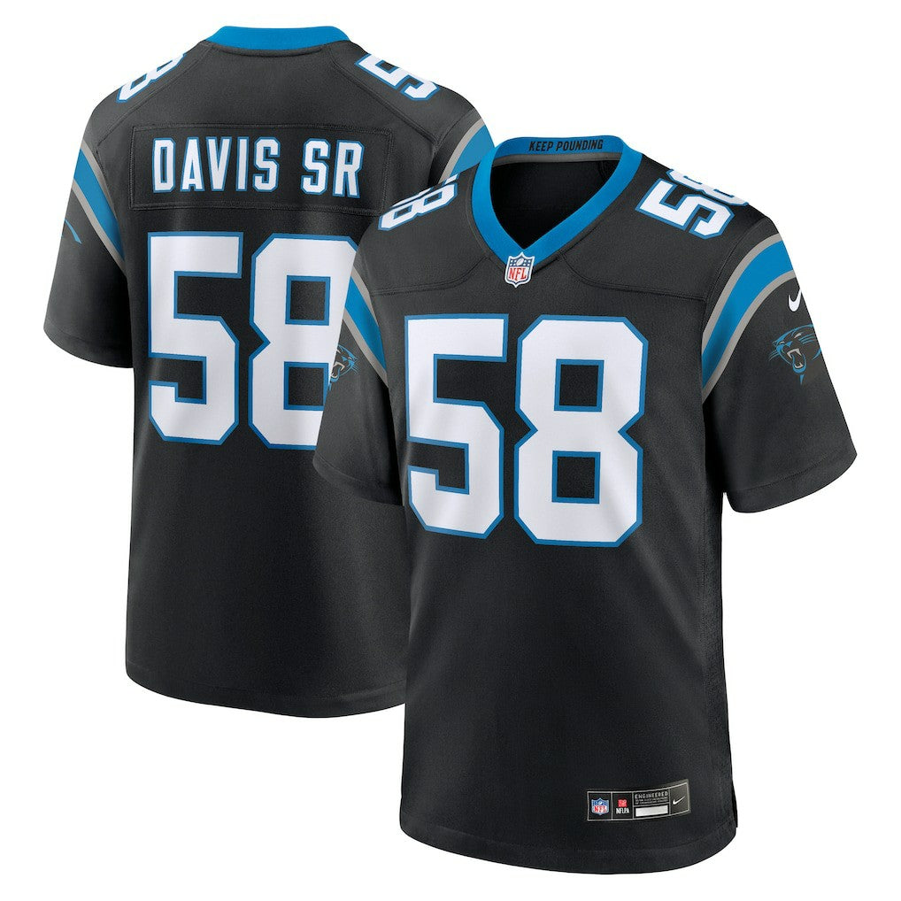 Thomas Davis Sr.  Team Retired Game Jersey - Carolina Panthers Jerseys