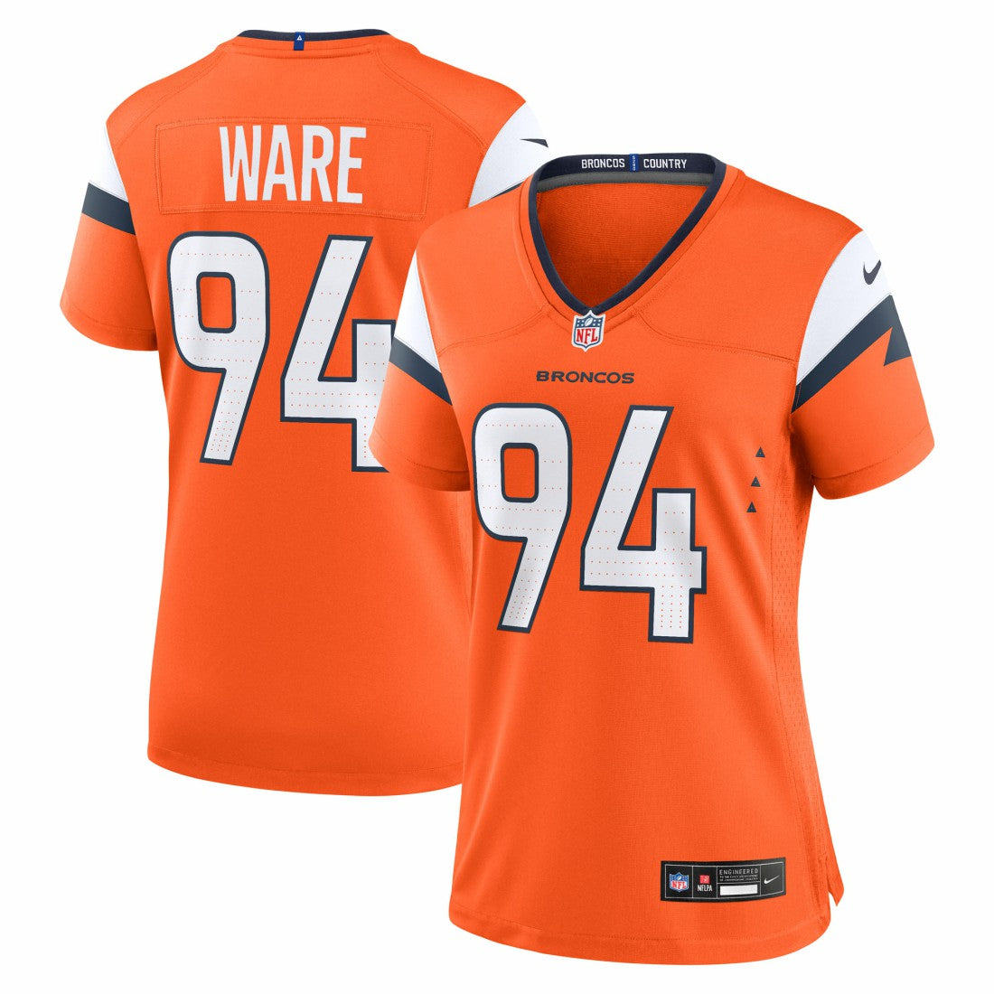 DeMarcus Ware  Women's Team Retired Game Jersey - Denver Broncos Jerseys
