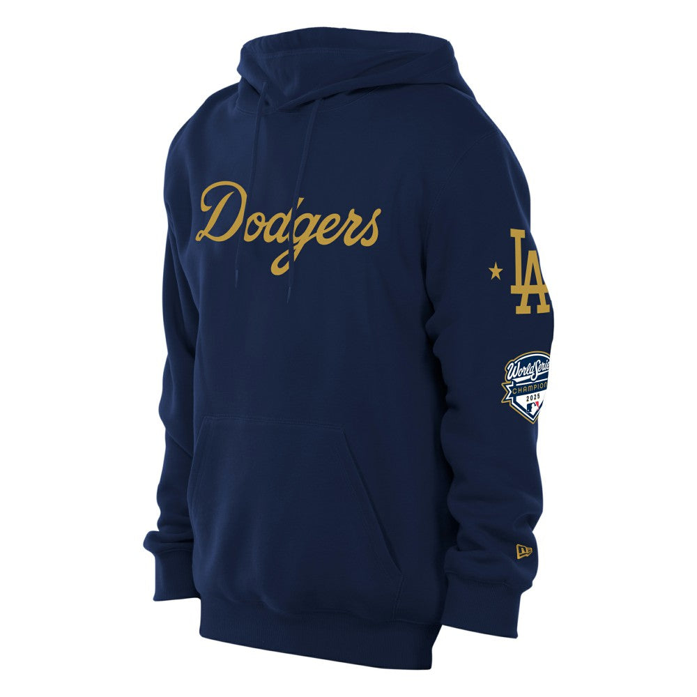 Navy Los Angeles Dodgers New Era 2026 Gold Collection Logo Hoodie