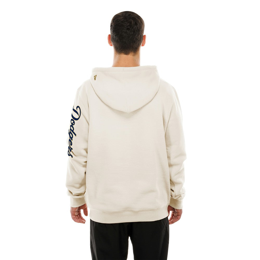 Cream Los Angeles Dodgers New Era 2026 Gold Collection Logo Hoodie