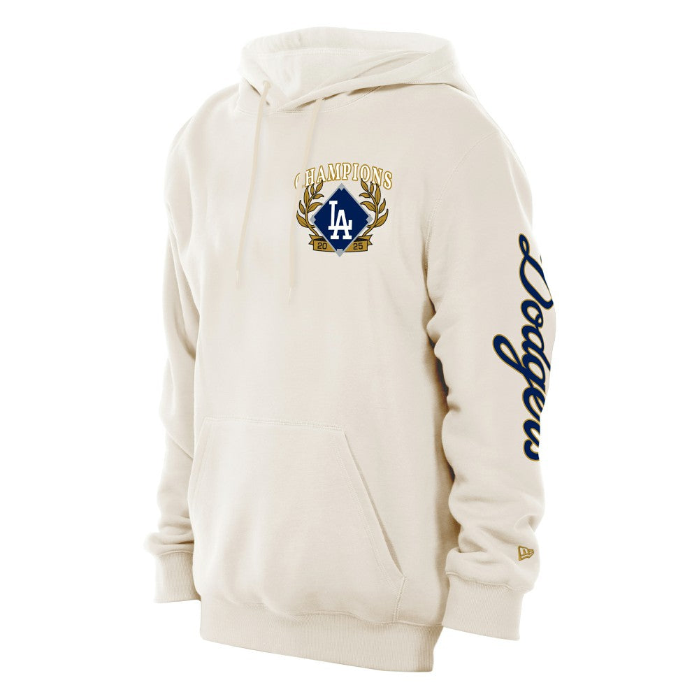 Cream Los Angeles Dodgers New Era 2026 Gold Collection Logo Hoodie