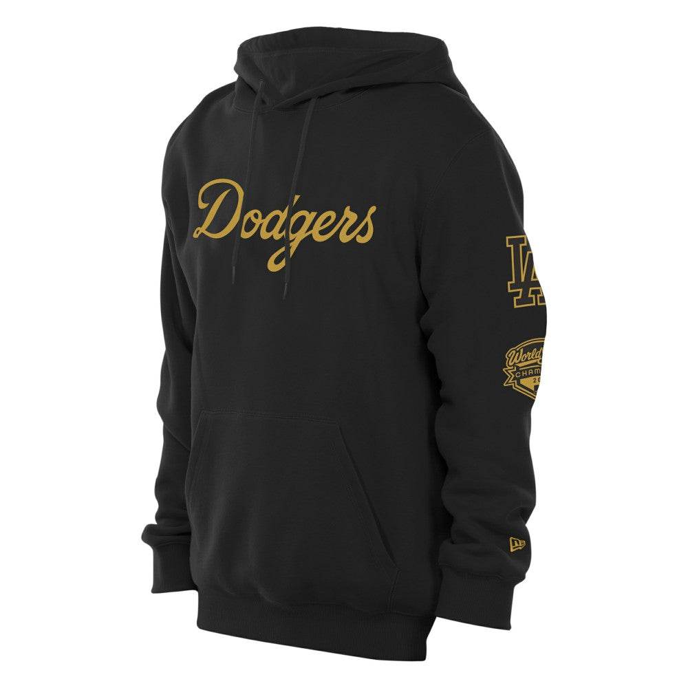 Black Los Angeles Dodgers New Era 2026 Gold Collection Logo Hoodie