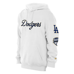 White Los Angeles Dodgers New Era 2026 Gold Collection Logo Hoodie