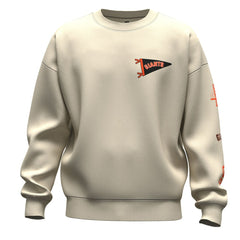 Tan San Francisco Giants Fanatics Unisex Spirit Jersey Fleece Crewneck Pennant Sweatshirt