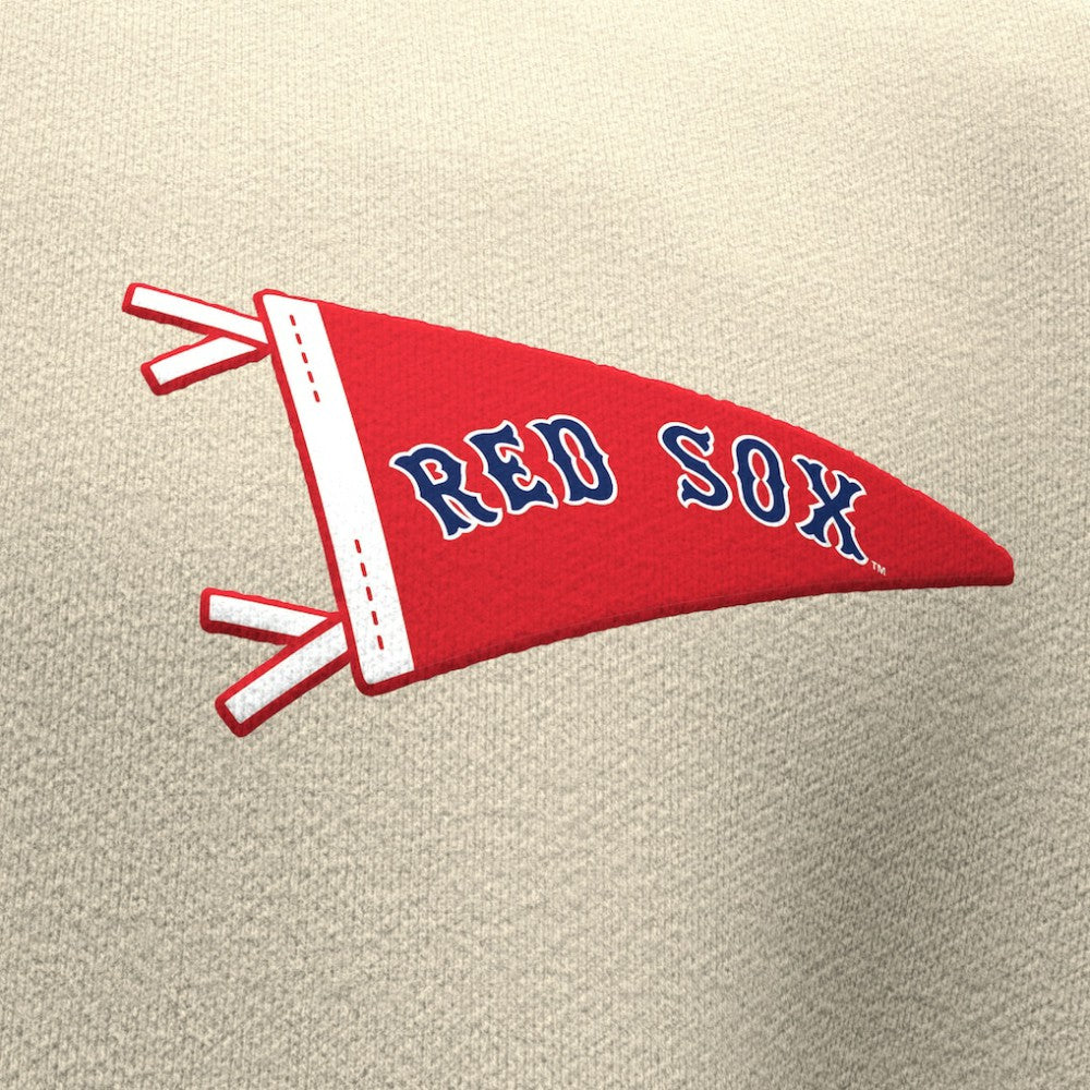 Tan Boston Red Sox Fanatics Unisex Spirit Jersey Fleece Crewneck Pennant Sweatshirt