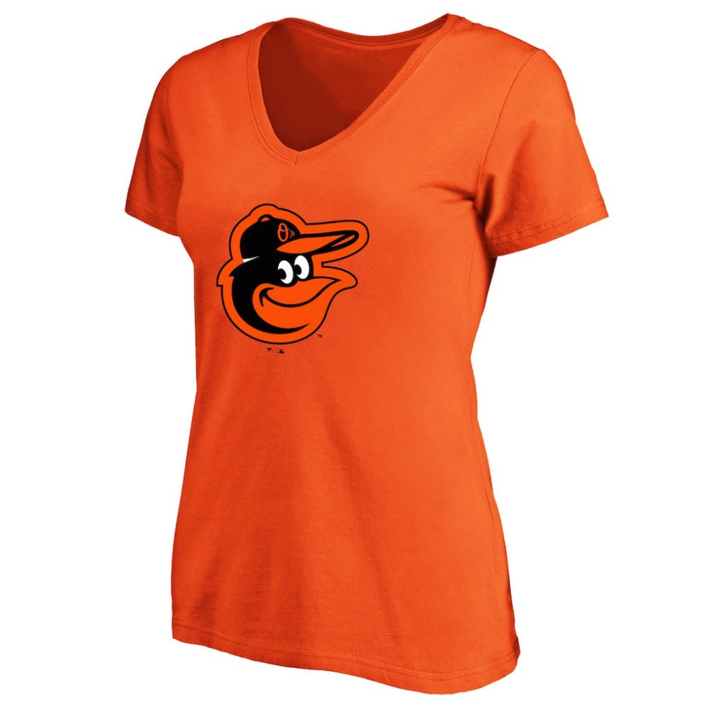 Orange Pete Alonso Baltimore Orioles Profile Women's Plus Size Name & Number V-Neck T-Shirt