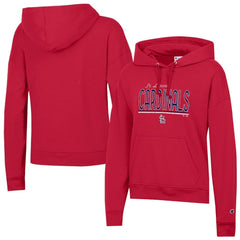 Red St. Louis Cardinals Champion Women's Vintage Powerblend Hoodie