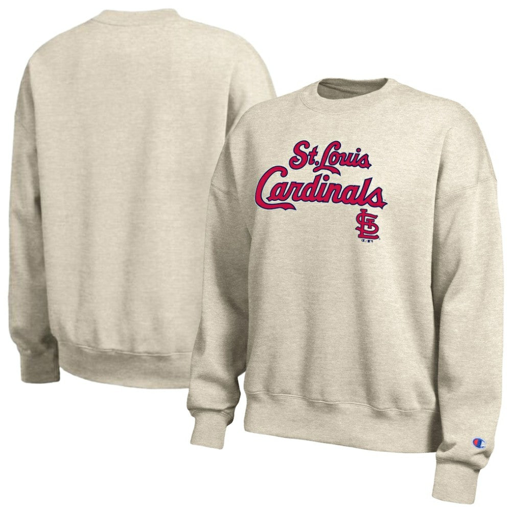 Oatmeal St. Louis Cardinals Champion Women's All-Star Sweatshirt