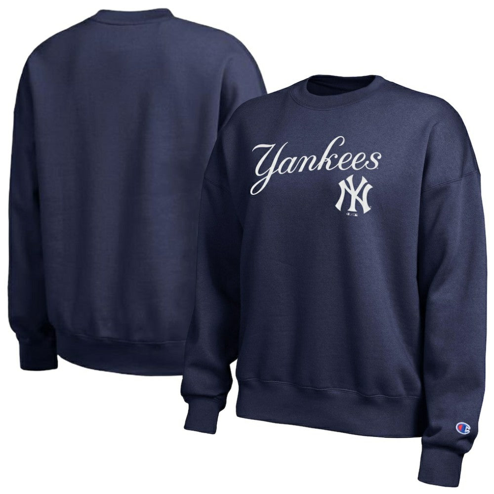 Athletic Navy New York Yankees Champion Women's All-Star Sweatshirt