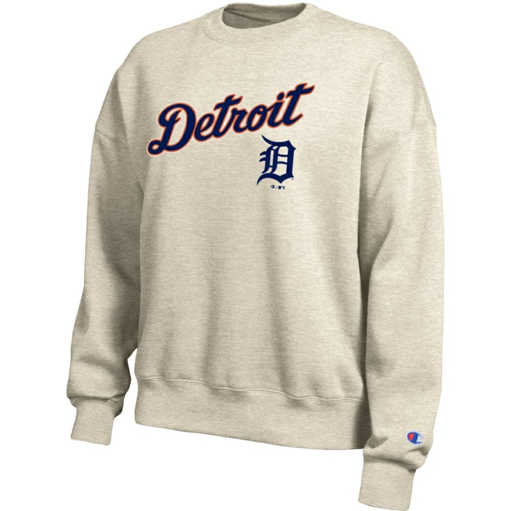 Oatmeal Detroit Tigers Champion Women's All-Star Sweatshirt