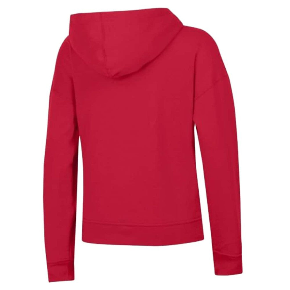 Red Philadelphia Phillies Champion Women's Distressed Powerblend Hoodie