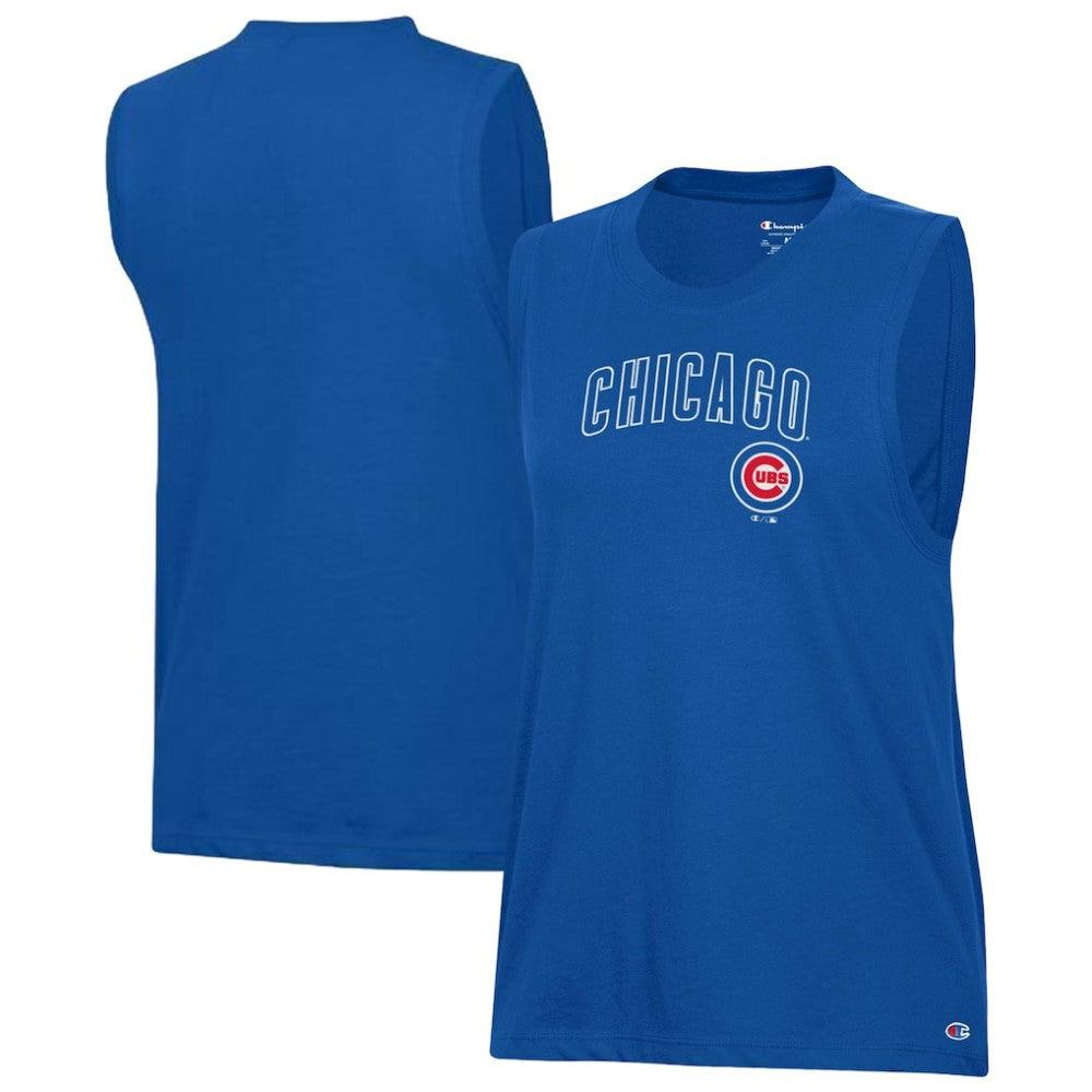 Royal Chicago Cubs Champion Women's Muscle Tank Top