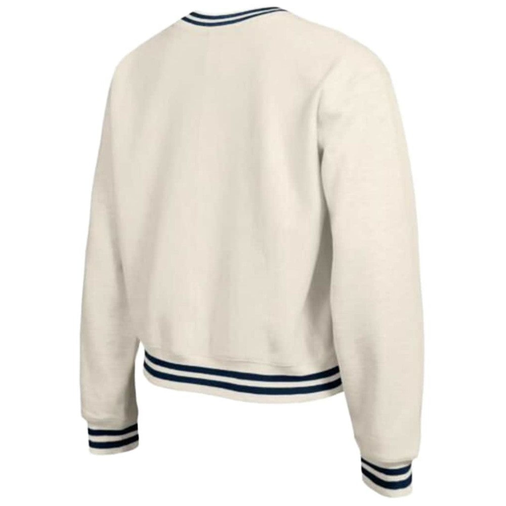 Cream Houston Astros Champion Women's Reverse Weave Sweatshirt