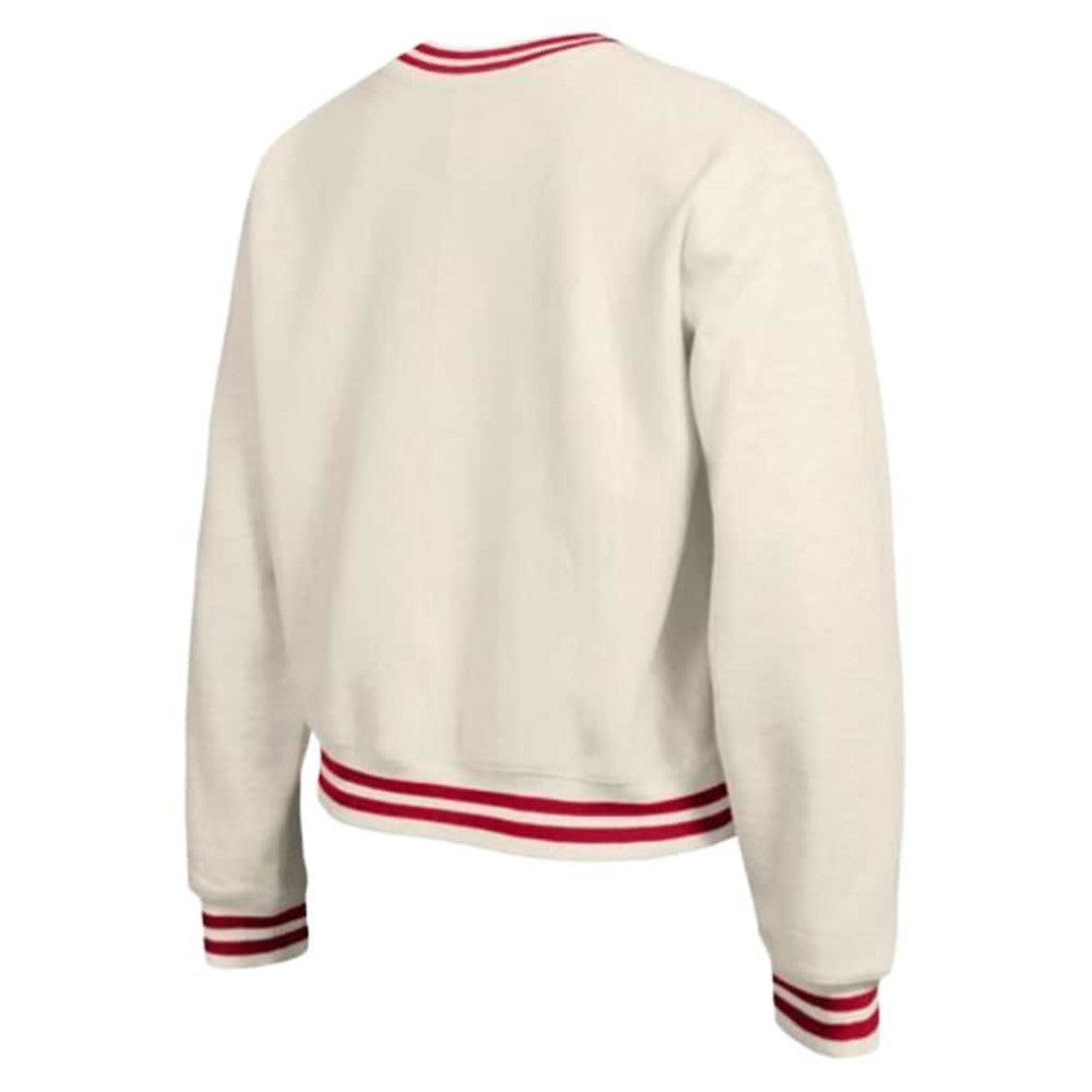 Cream Boston Red Sox Champion Women's Reverse Weave Sweatshirt