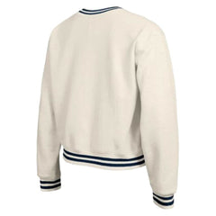 Cream New York Yankees Champion Women's Reverse Weave Sweatshirt