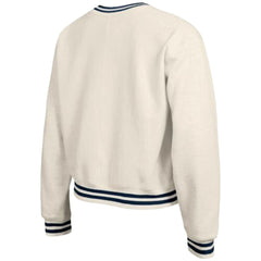 Cream Los Angeles Dodgers Champion Women's Reverse Weave Sweatshirt