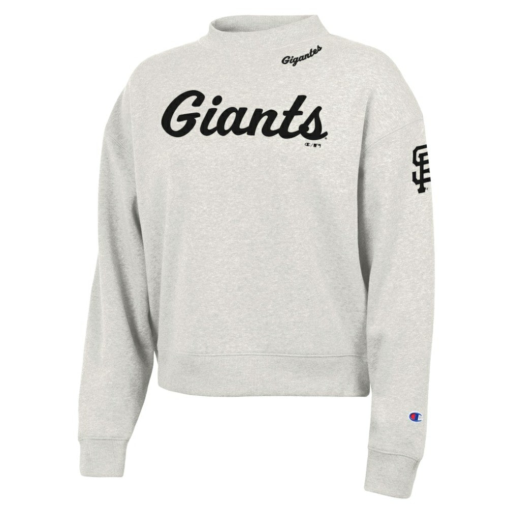 Stone San Francisco Giants Champion Women's Triumph Tri-Blend Sweatshirt