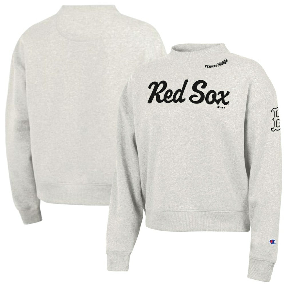 Stone Boston Red Sox Champion Women's Triumph Tri-Blend Sweatshirt