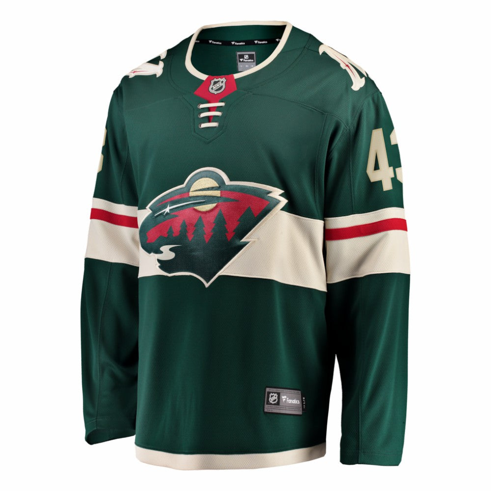 NHL Quinn Hughes Minnesota Wild Fanatics Home Breakaway Jersey