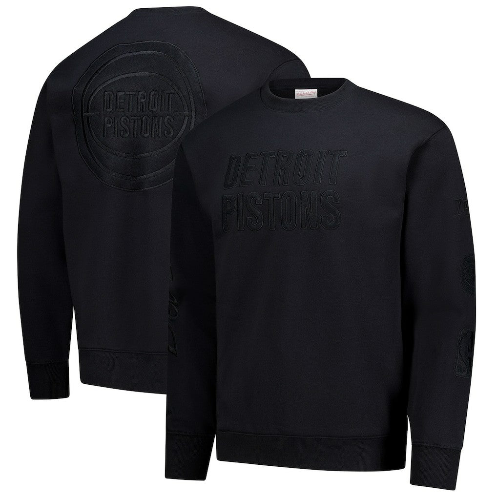 Mitchell & Ness Detroit Pistons Phantom Fleece Sweatshirt sale
