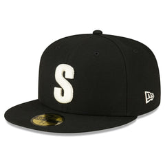 Black Seattle Mariners New Era Authentic Collection 59FIFTY Fitted Hat