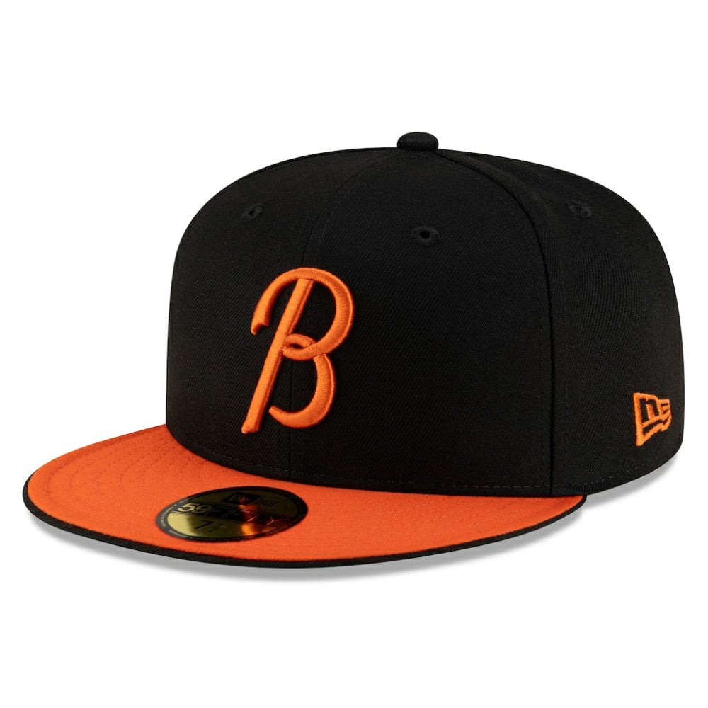 Black/Orange Baltimore Orioles New Era Authentic Collection 59FIFTY Fitted Hat