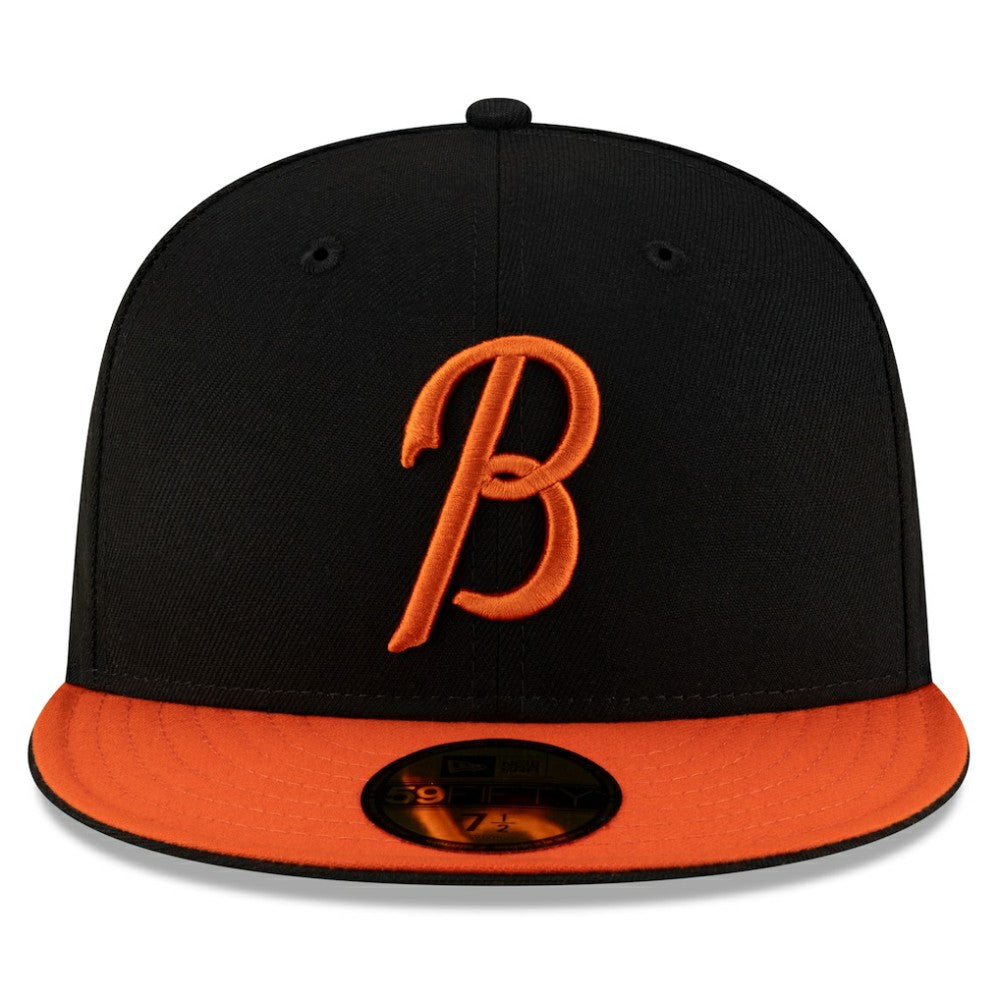 Black/Orange Baltimore Orioles New Era Authentic Collection 59FIFTY Fitted Hat