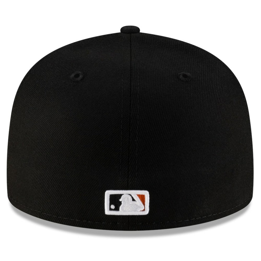 Black/Orange Baltimore Orioles New Era Authentic Collection 59FIFTY Fitted Hat