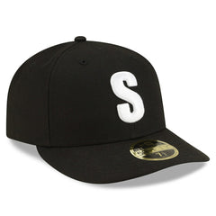Black Seattle Mariners New Era Authentic Collection Low Profile 59FIFTY Fitted Hat
