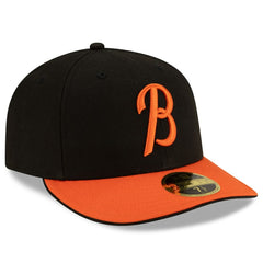 Black/Orange Baltimore Orioles New Era Authentic Collection Low Profile 59FIFTY Fitted Hat