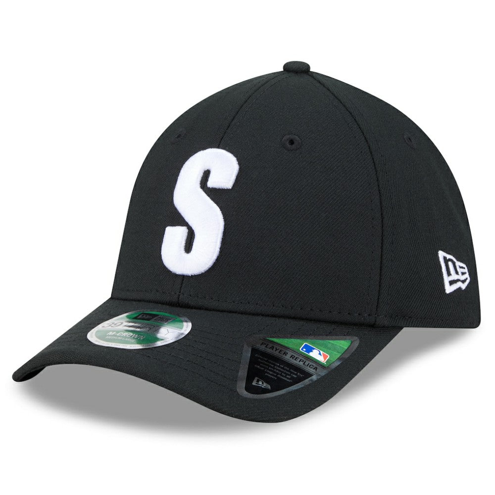 Black Seattle Mariners New Era Authentic Collection Player Replica 39THIRTY M-Crown Flex Hat