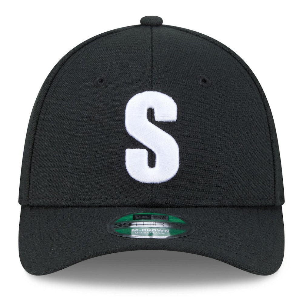 Black Seattle Mariners New Era Authentic Collection Player Replica 39THIRTY M-Crown Flex Hat