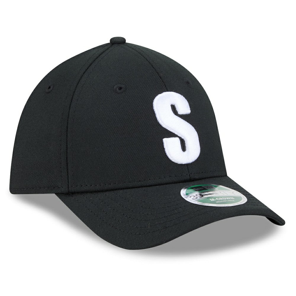 Black Seattle Mariners New Era Authentic Collection Player Replica 39THIRTY M-Crown Flex Hat