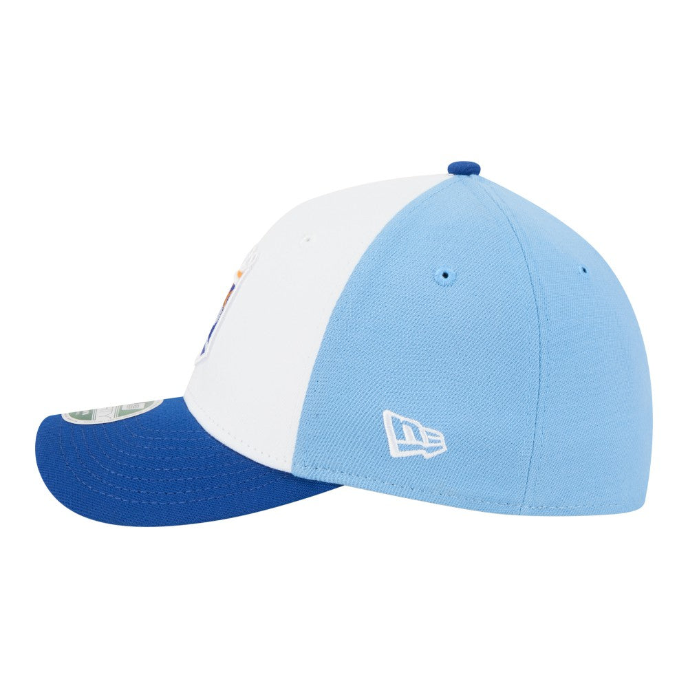 White/Royal Kansas City Royals New Era Player Replica 39THIRTY M-Crown Flex Hat
