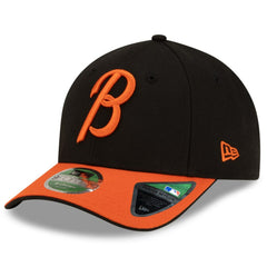 Black/Orange Baltimore Orioles New Era Player Replica 9FORTY Adjustable Hat