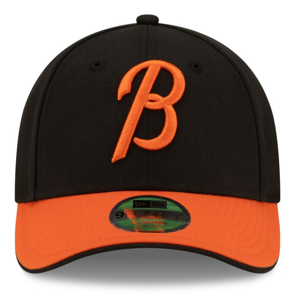 Black/Orange Baltimore Orioles New Era Player Replica 9FORTY Adjustable Hat
